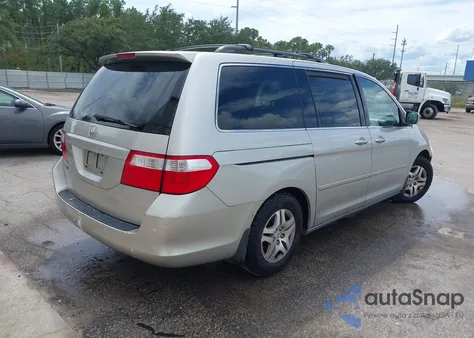 2007 Honda Odyssey Ex-L из США, поврежденный, VIN 5FNRL38677B429981